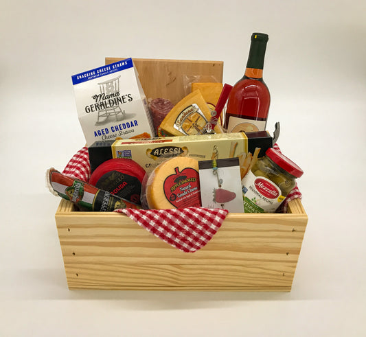 Finished gift basket