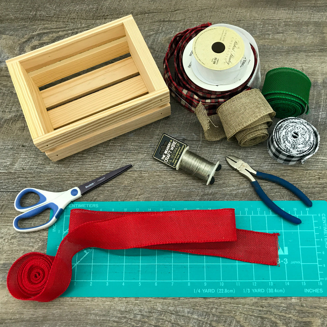 How to make a bow for a gift basket
