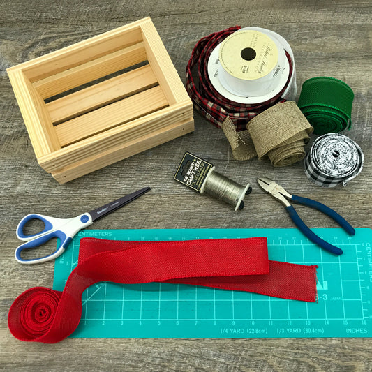 How to make a bow for a gift basket