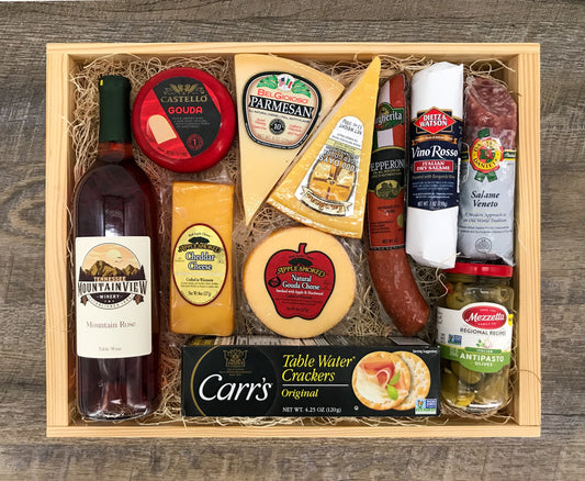 How to make a wine and cheese gift basket