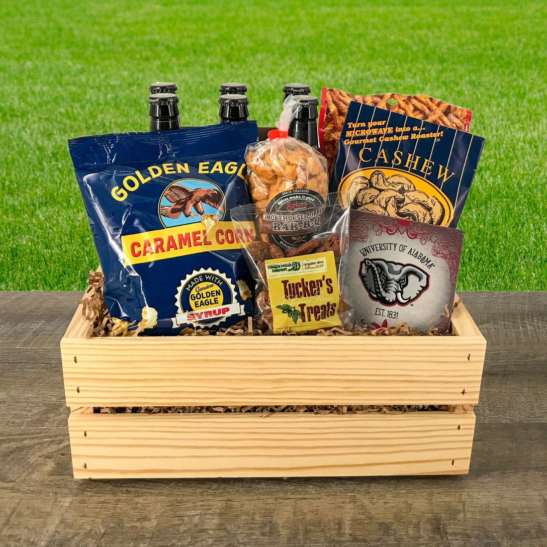 Make a gift basket without a basket