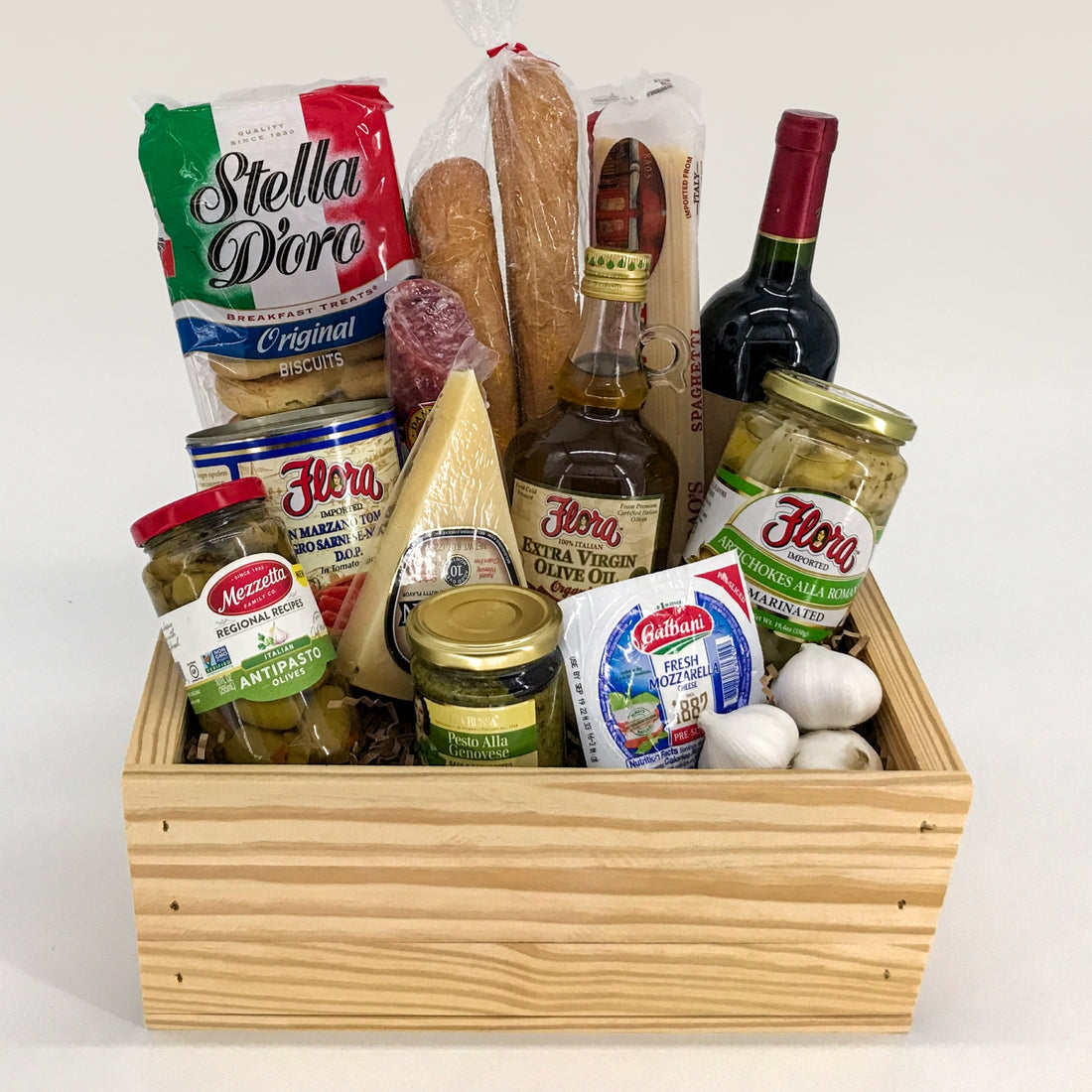 Pasta themed gift basket