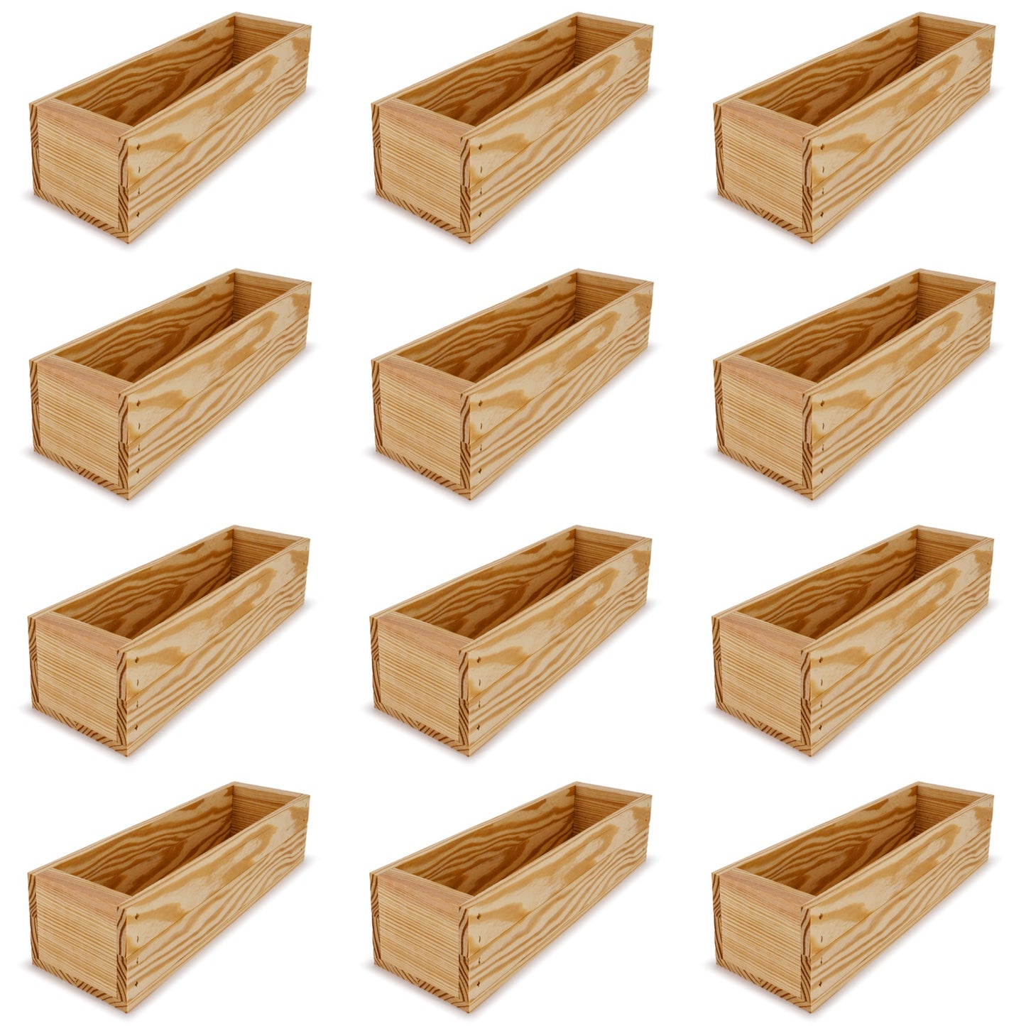 12 Single bottle wine crates 13x3.5x3.5