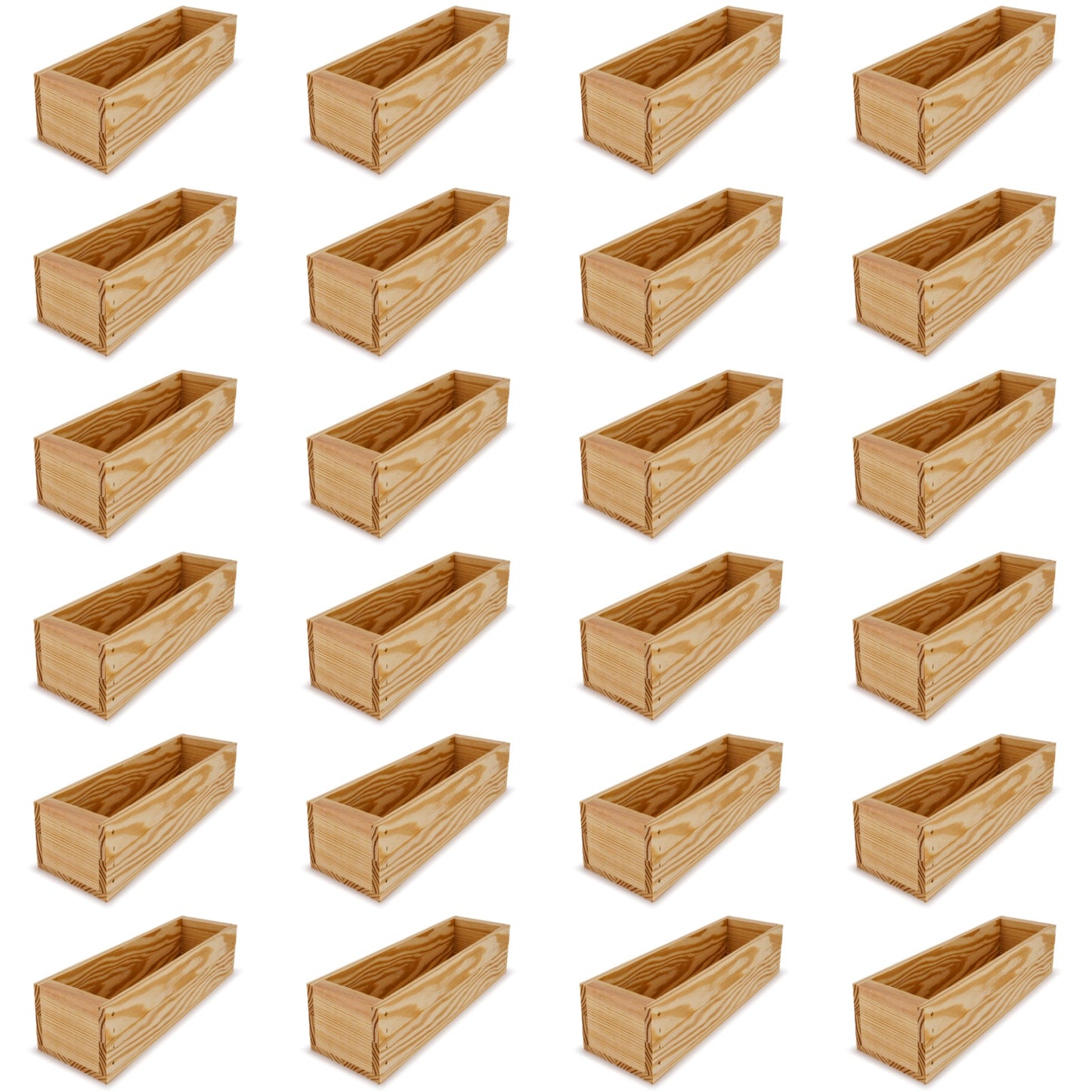 24 Single bottle wine crates 13x3.5x3.5