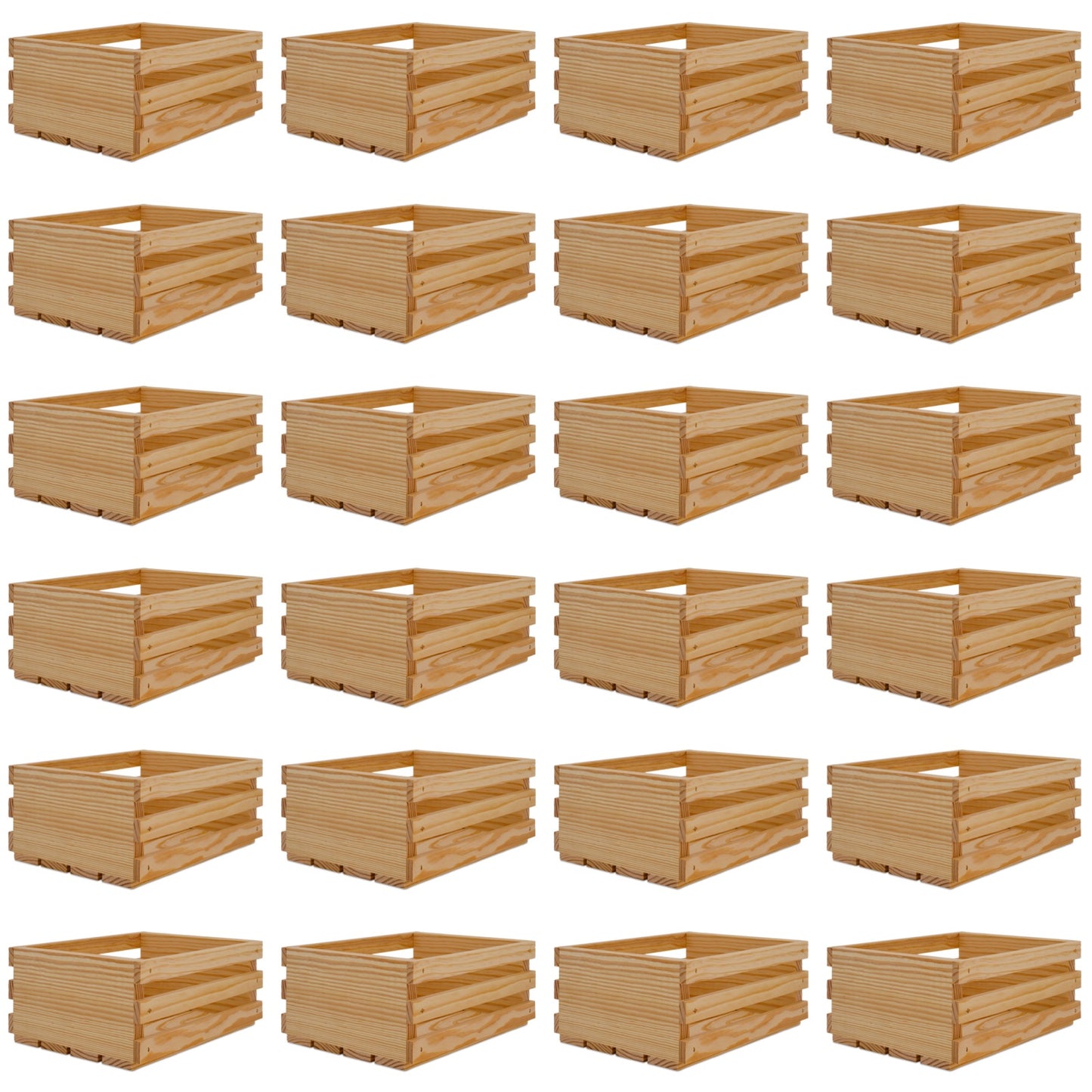 24 Small wooden crates 10x8x4.5, 6-SS-10-8-4.5-NX-NW-NL, 12-SS-10-8-4.5-NX-NW-NL, 24-SS-10-8-4.5-NX-NW-NL, 48-SS-10-8-4.5-NX-NW-NL, 96-SS-10-8-4.5-NX-NW-NL