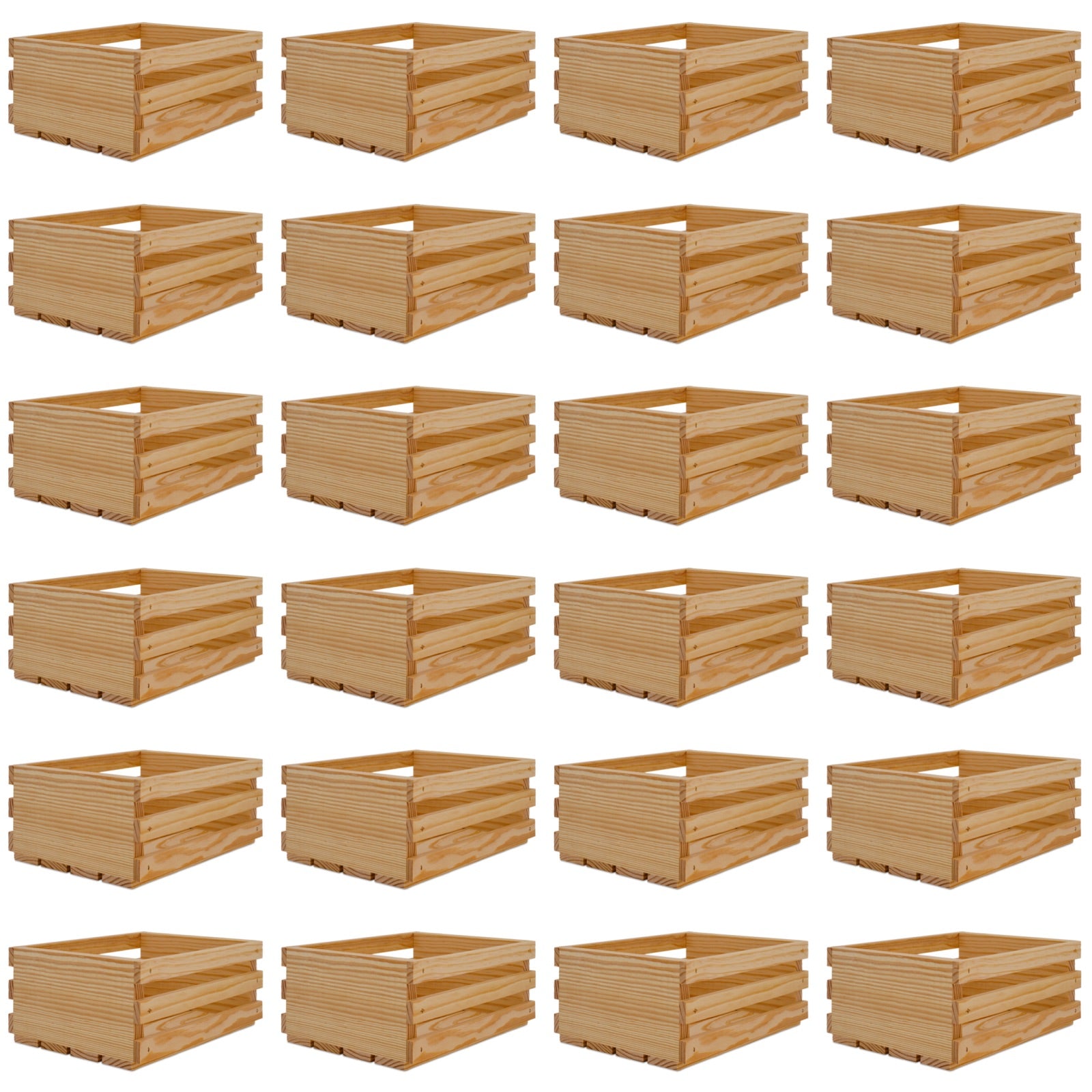 24 Small wooden crates 10x8x4.5, 6-SS-10-8-4.5-NX-NW-NL, 12-SS-10-8-4.5-NX-NW-NL, 24-SS-10-8-4.5-NX-NW-NL, 48-SS-10-8-4.5-NX-NW-NL, 96-SS-10-8-4.5-NX-NW-NL
