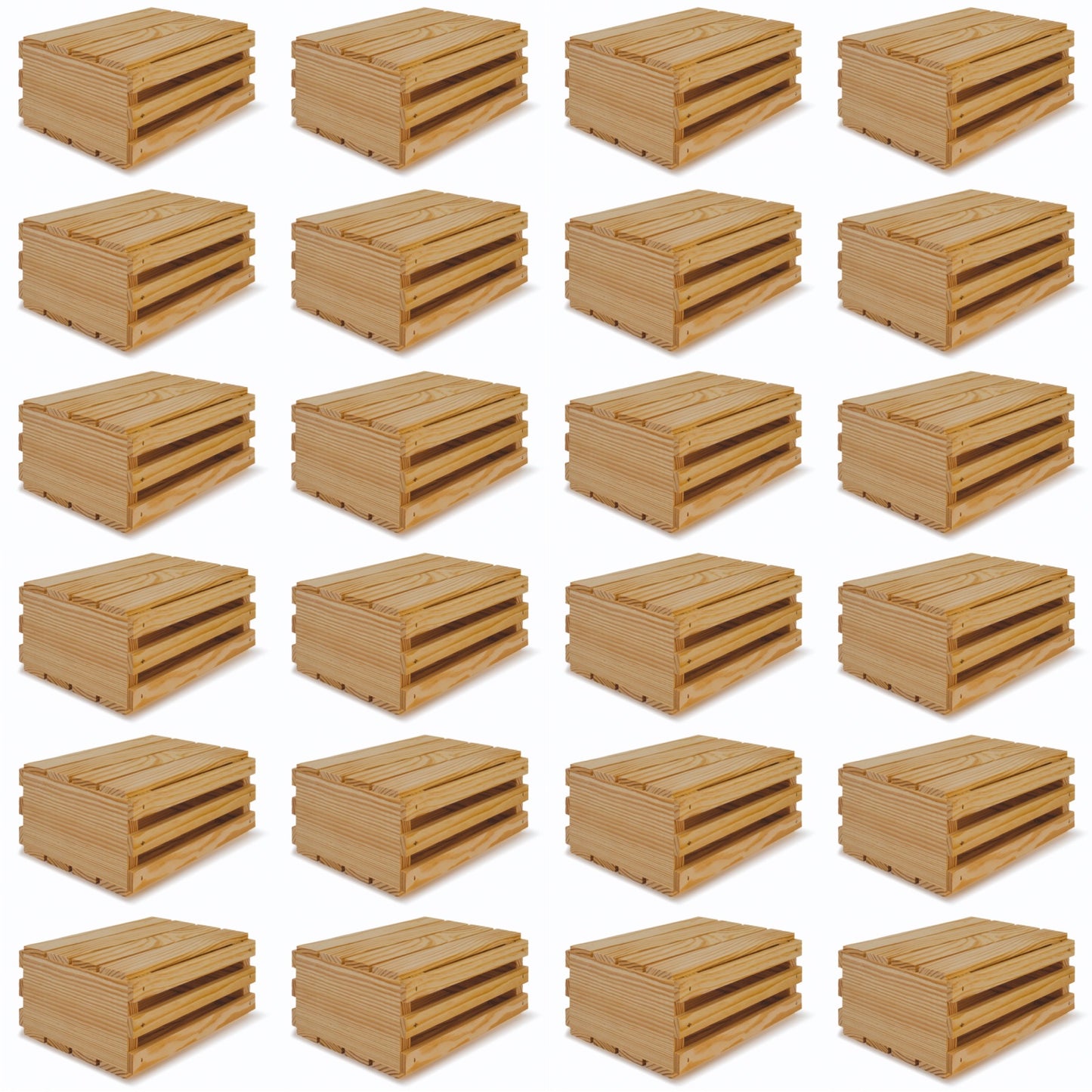 24 Small wooden crates with lid 10x8x4.5, 6-SS-10-8-4.5-NX-NW-LL, 12-SS-10-8-4.5-NX-NW-LL, 24-SS-10-8-4.5-NX-NW-LL, 48-SS-10-8-4.5-NX-NW-LL, 96-SS-10-8-4.5-NX-NW-LL