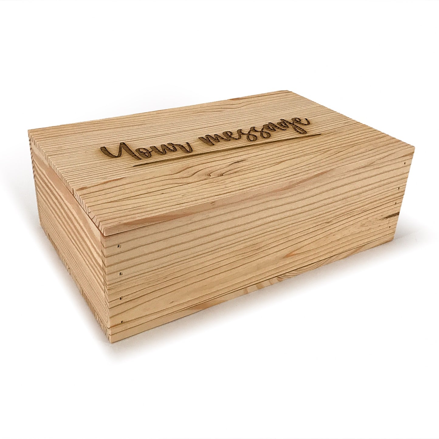 Two Bottle Wine Crate Boxes with Custom Message on Lid 14x9x4.5, 6-WB-14-9-4.5-ST-NW-LL, 12-WB-14-9-4.5-ST-NW-LL, 24-WB-14-9-4.5-ST-NW-LL, 48-WB-14-9-4.5-ST-NW-LL, 96-WB-14-9-4.5-ST-NW-LL