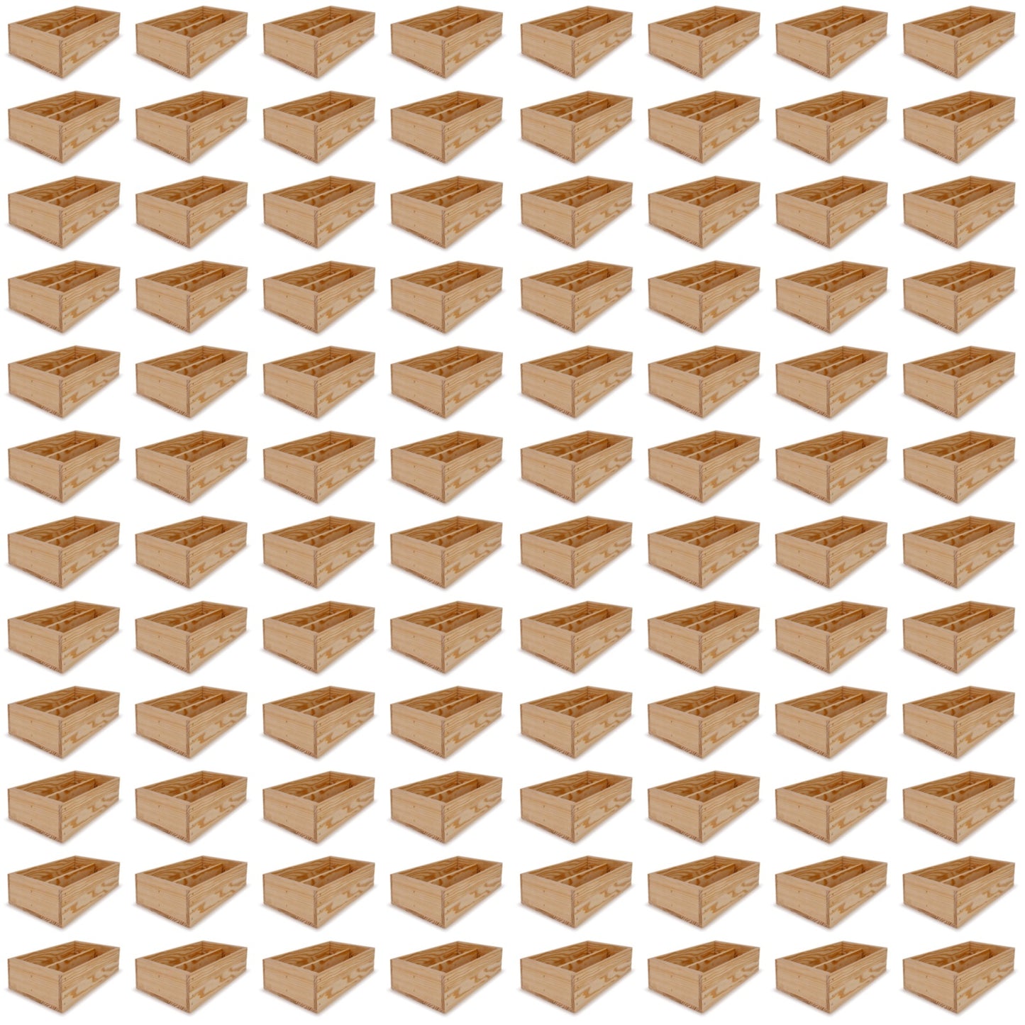 96-2 Bottle wine crates 13x7.5x3.5