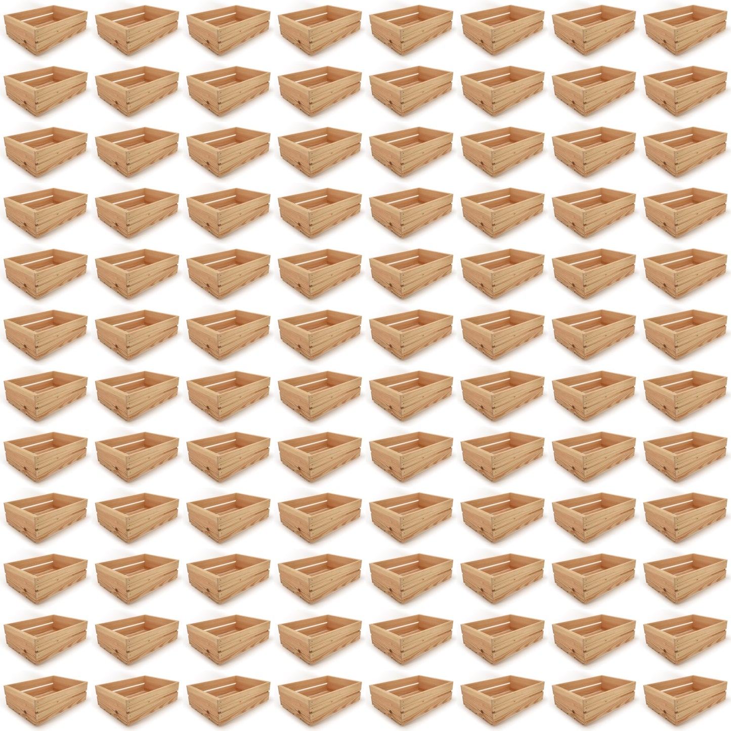 96 Small wooden crates 16x12x5.25