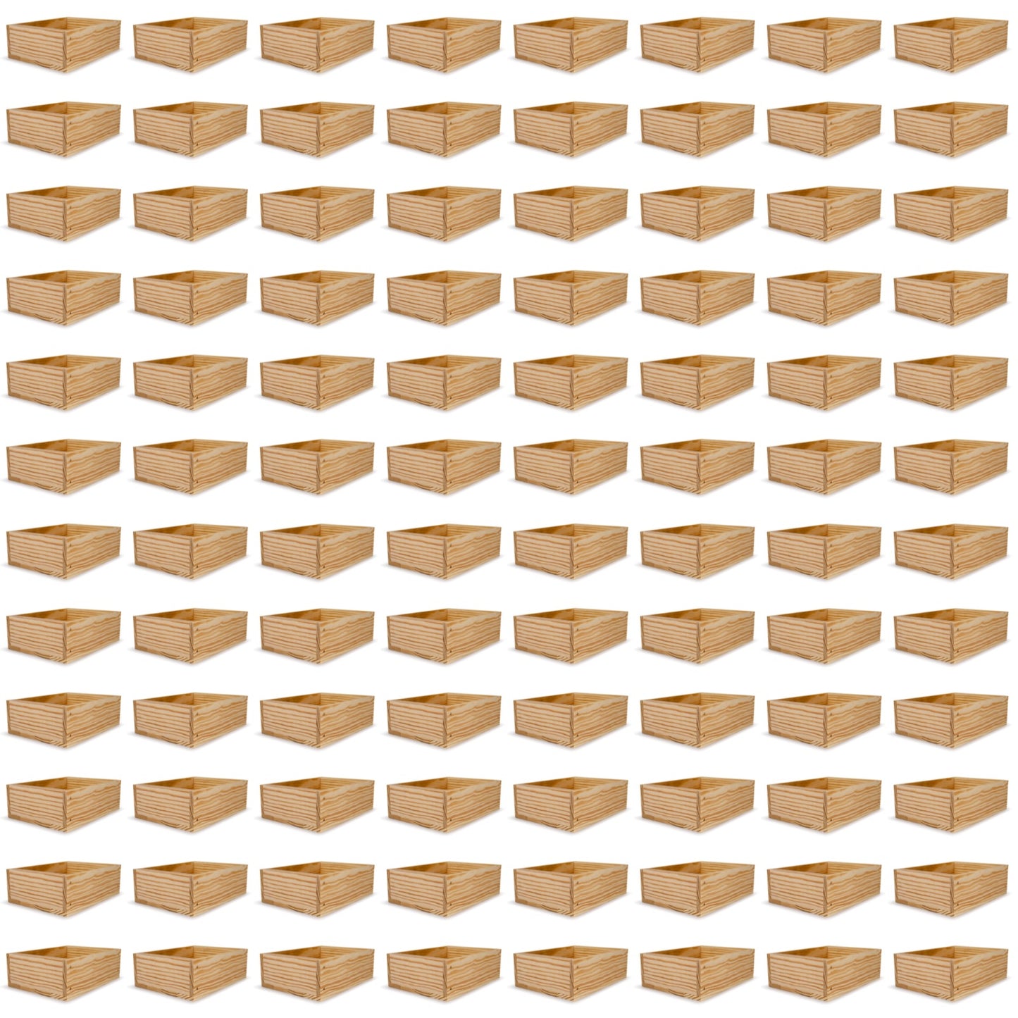 96 Small wooden crates 8x6.25x2.75