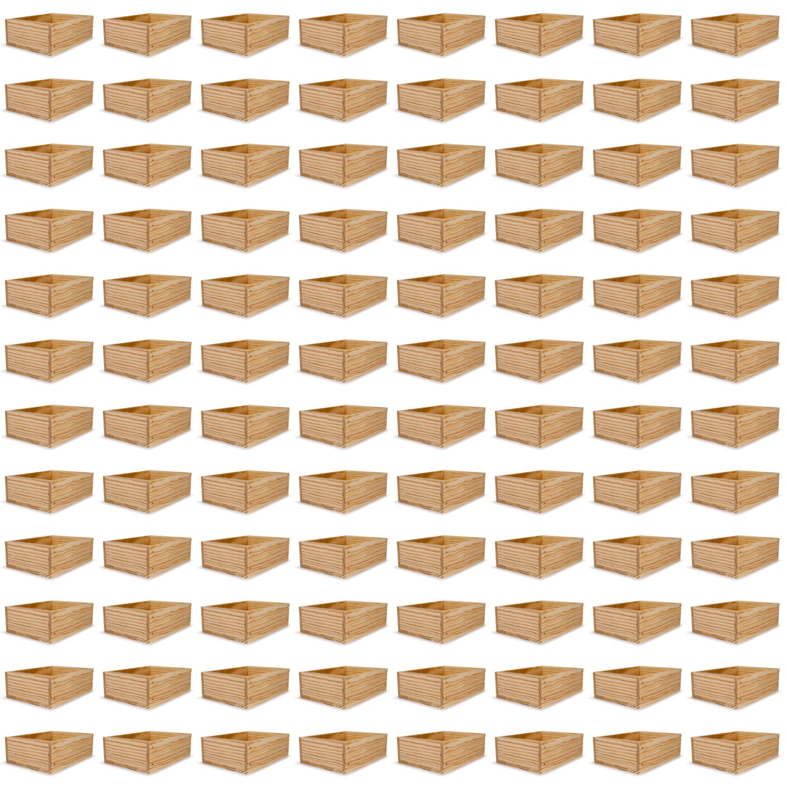 96 Small wooden crates 8x6.25x2.75