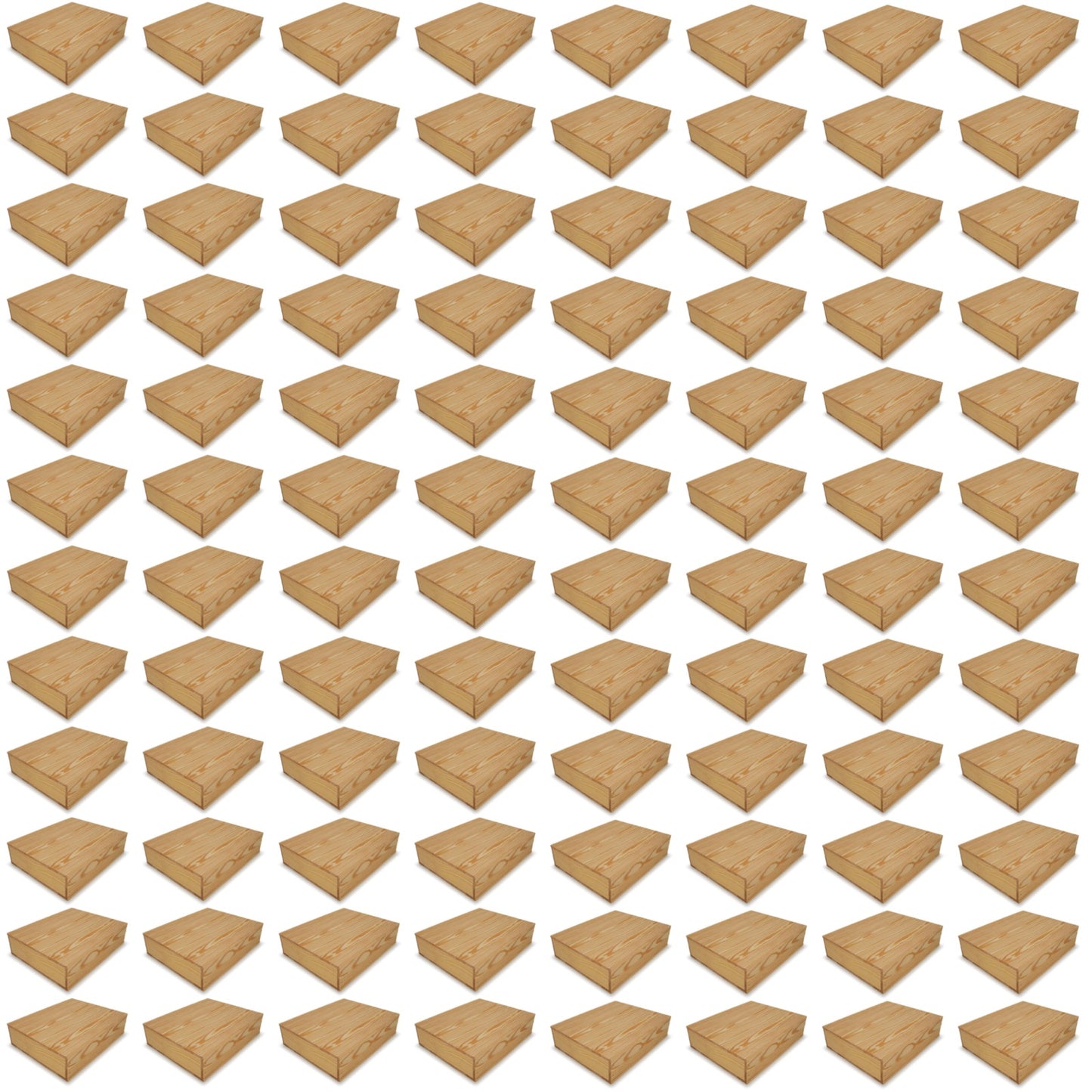 96 Small wooden crates with lid 16x13.25x3.5