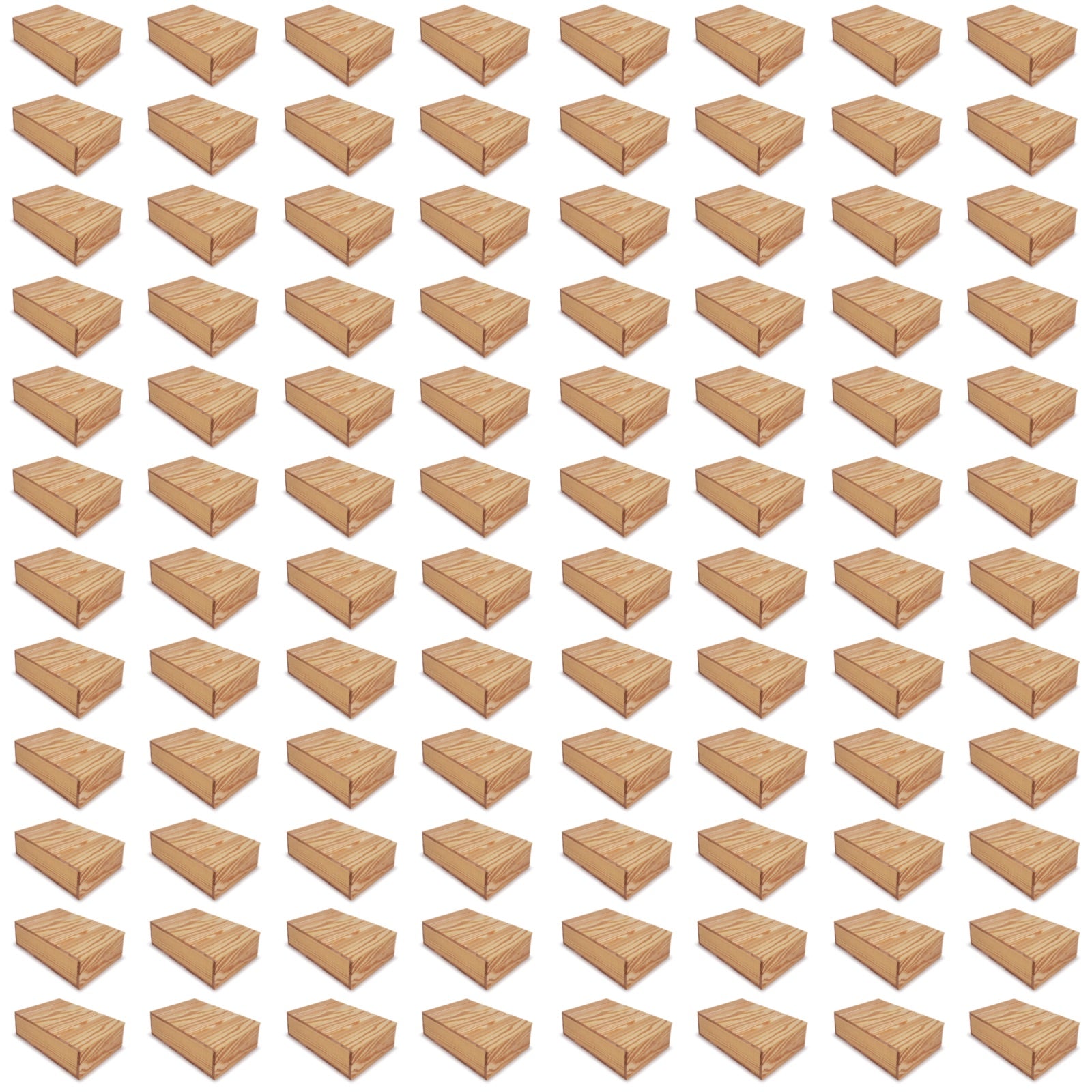 96 Small wooden crates with lid 8x13.25x3.5