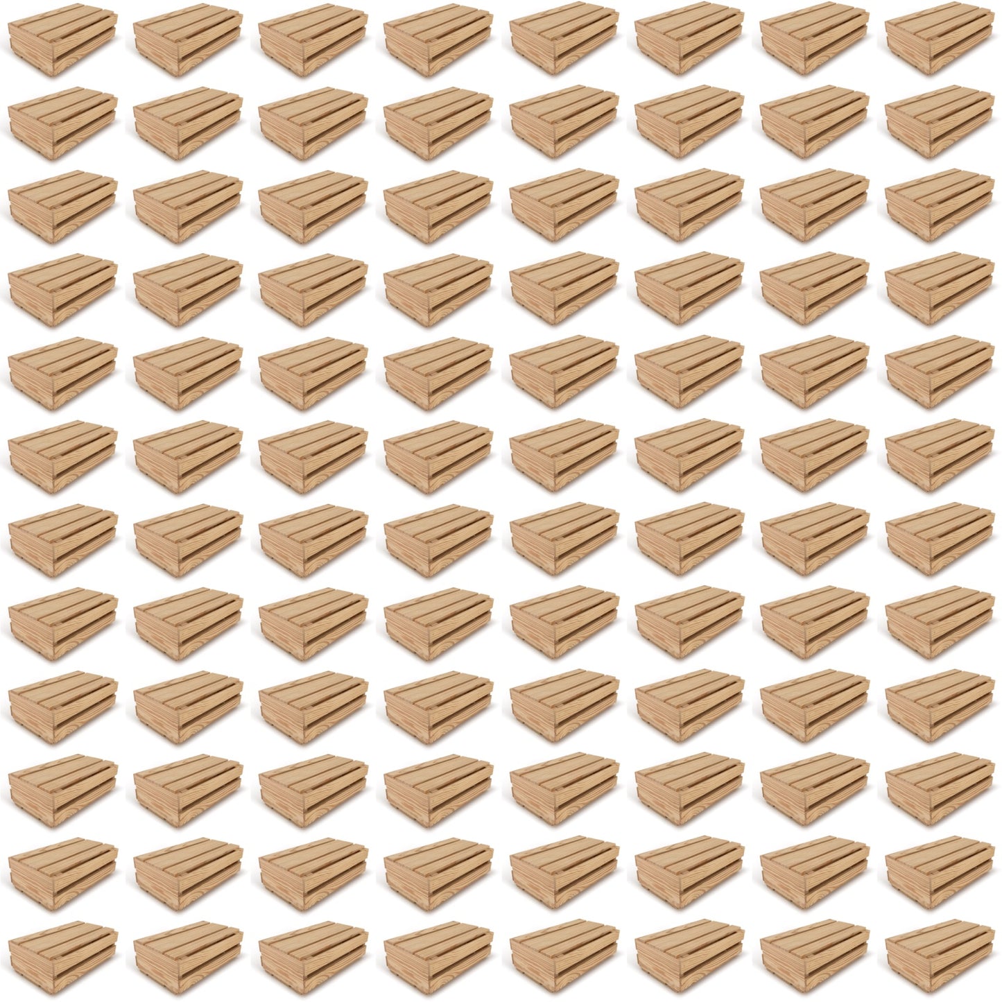 96 Two Bottle Wine Crate with Lid 14x9x4.5