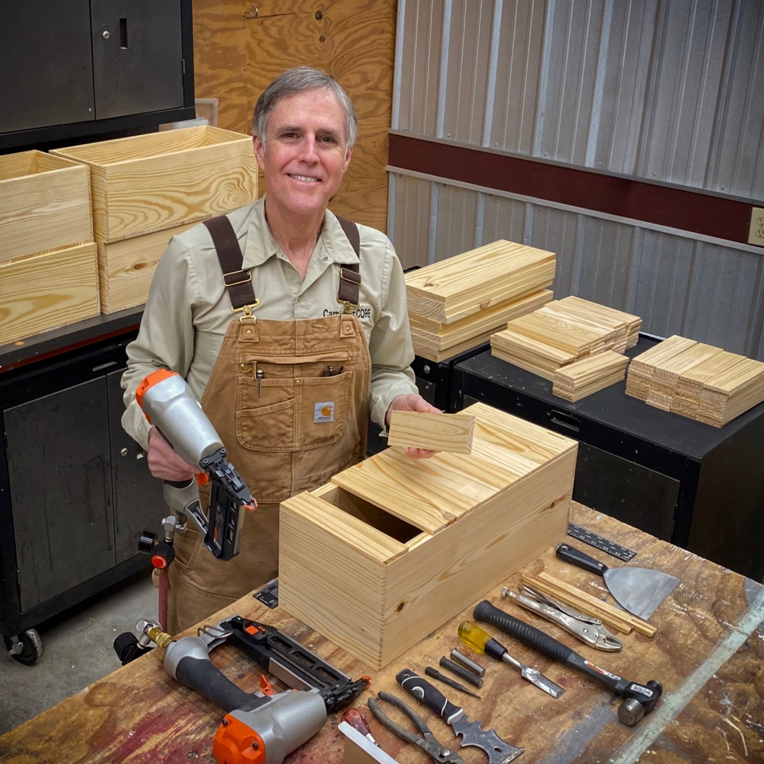 Alan Derrick with Carpenter Core