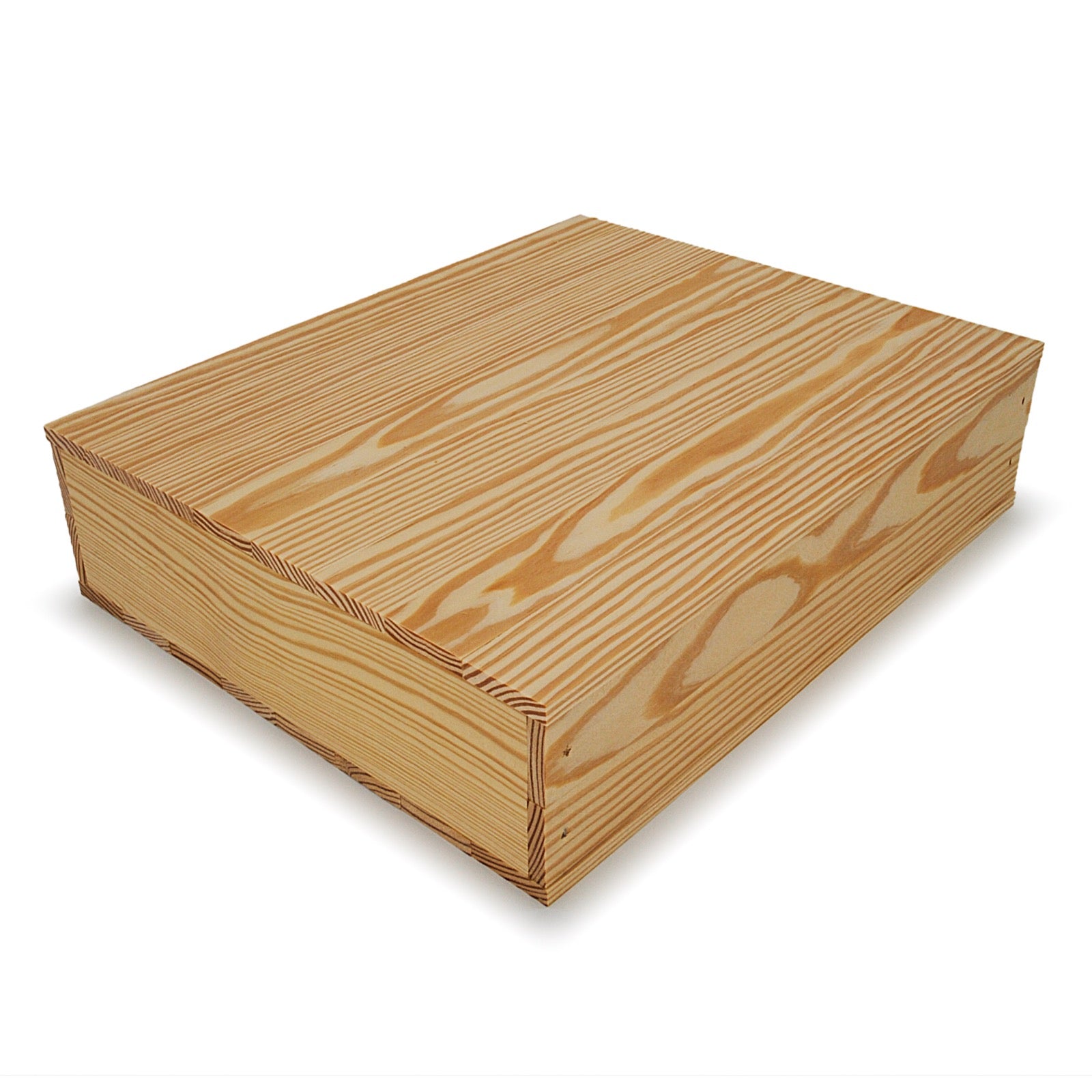 Small wooden crate with lid 16x13.25x3.5, 6-BX-16-13.25-3.5-NX-NW-LL, 12-BX-16-13.25-3.5-NX-NW-LL, 24-BX-16-13.25-3.5-NX-NW-LL, 48-BX-16-13.25-3.5-NX-NW-LL, 96-BX-16-13.25-3.5-NX-NW-LL
