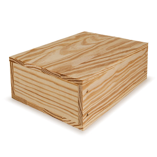 Small wooden crate with lid 8x6.25x2.75, 6-BX-8-6.25-2.75-NX-NW-LL, 12-BX-8-6.25-2.75-NX-NW-LL, 24-BX-8-6.25-2.75-NX-NW-LL, 48-BX-8-6.25-2.75-NX-NW-LL, 96-BX-8-6.25-2.75-NX-NW-LL