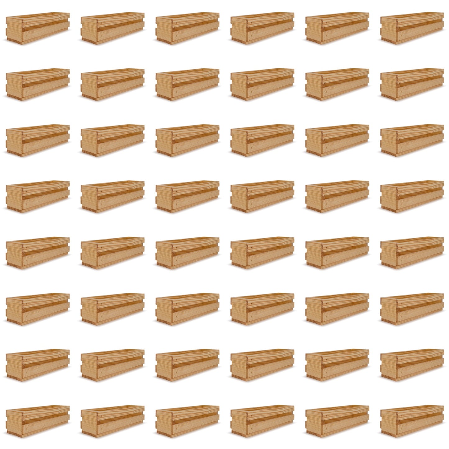 48 Single bottle wine crates 13x3.5x3.5
