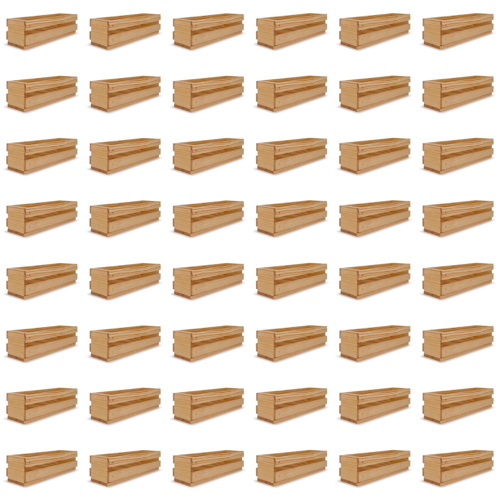 48 Single bottle wine crates 13x3.5x3.5