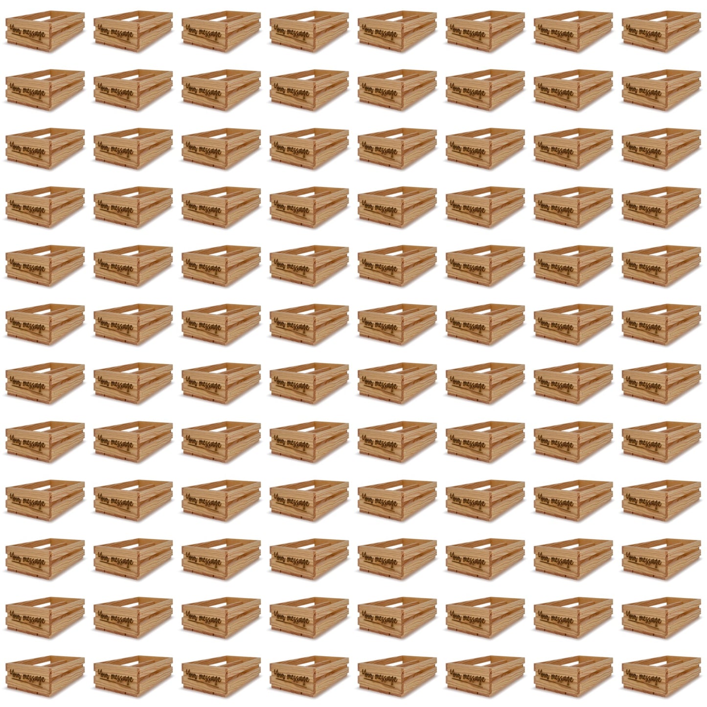 96- 2 bottle wine crates 13x7.5x3.5 your message included