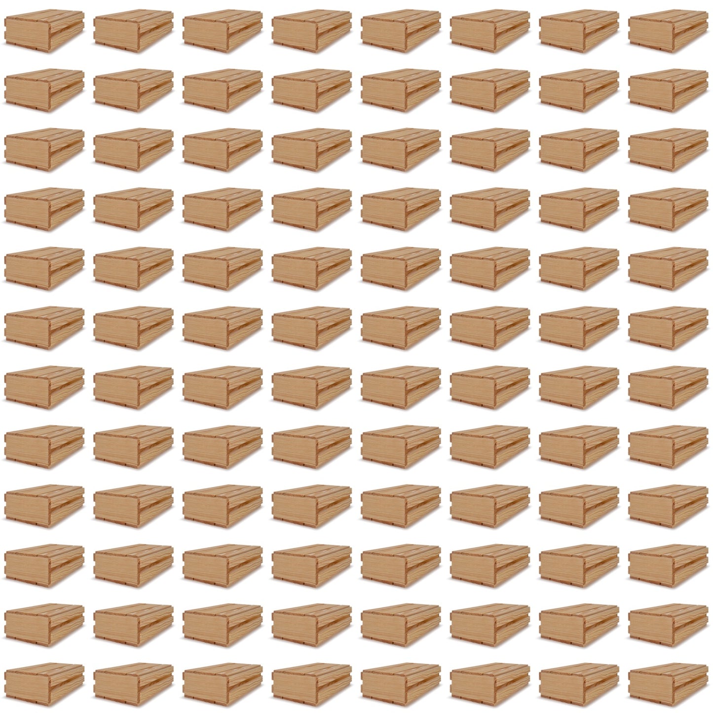 96- 2 bottle wine crates with lid 13x7.5x3.5