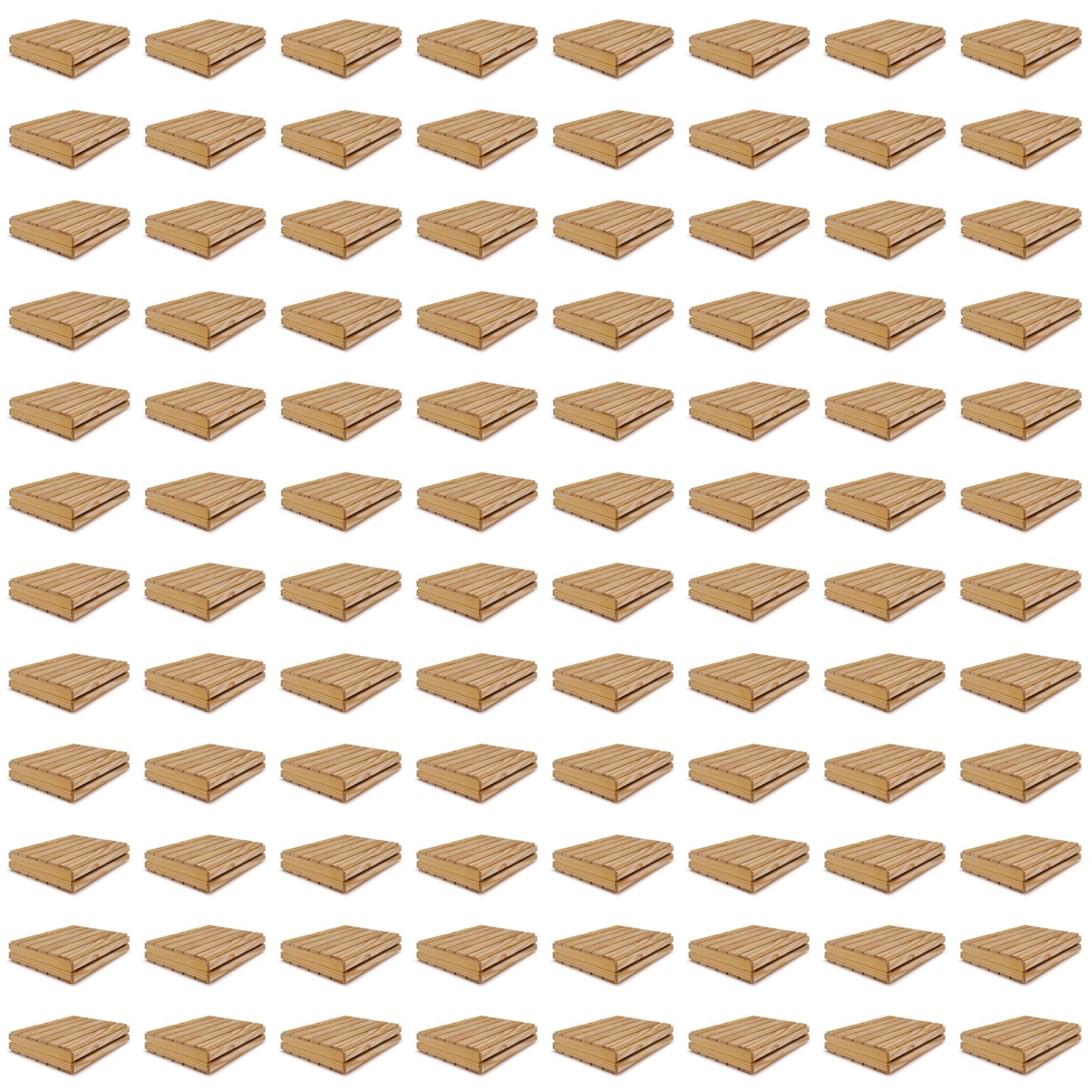 96 Small wooden crates with lid 14x12x2.5