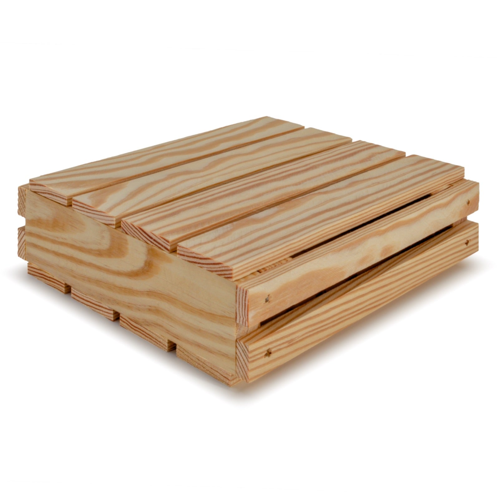 Small wooden crates with lid 8x8x2.5, 6-SS-8-8-2.5-NX-NW-LL, 12-SS-8-8-2.5-NX-NW-LL, 24-SS-8-8-2.5-NX-NW-LL, 48-SS-8-8-2.5-NX-NW-LL, 96-SS-8-8-2.5-NX-NW-LL