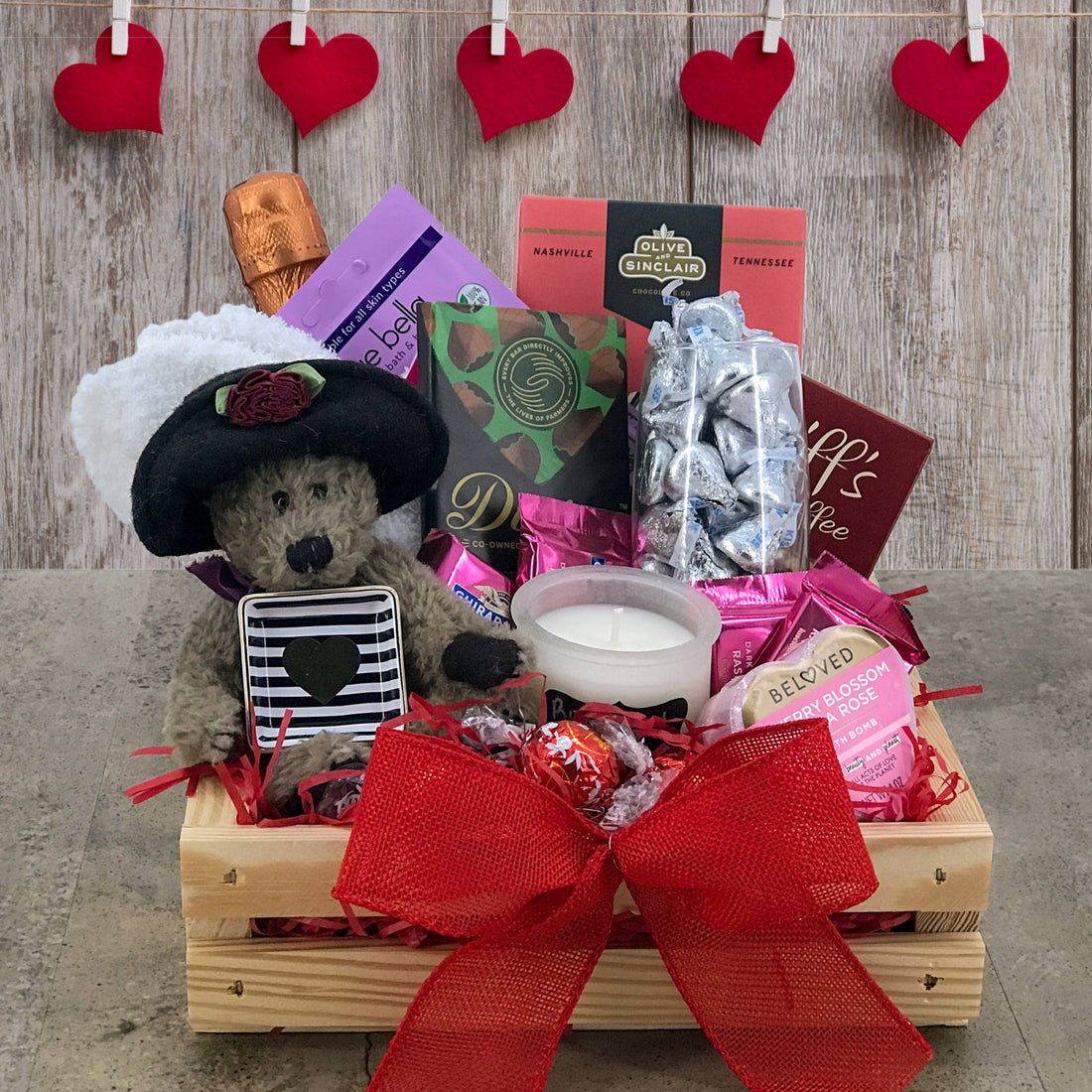How to make Valentines gift baskets