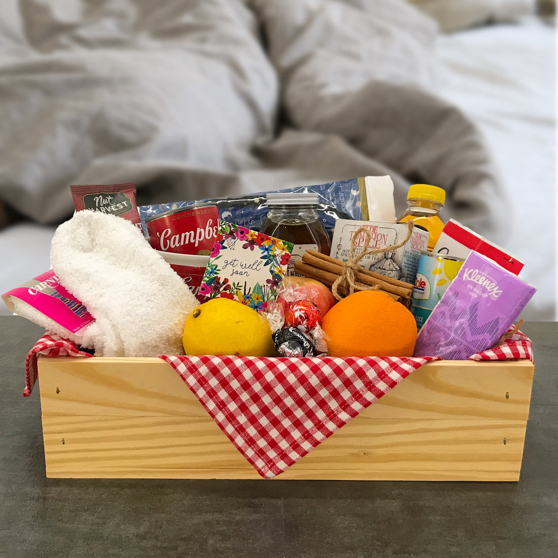 How to make a get well gift basket