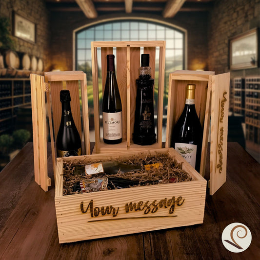 Introducing wooden boxes for magnum & champagne wine bottles