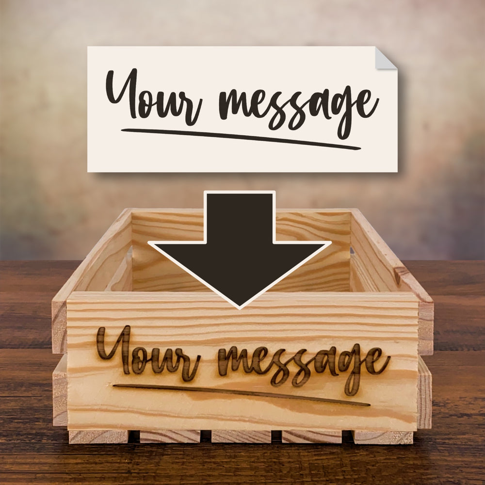 Small wooden crates Carpenter Core