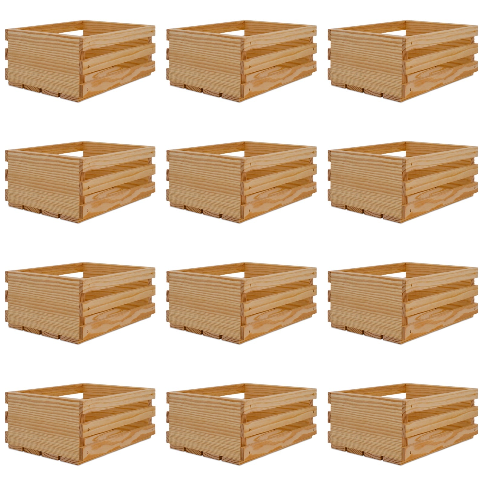 12 Small wooden crates 10x8x4.5, 6-SS-10-8-4.5-NX-NW-NL, 12-SS-10-8-4.5-NX-NW-NL, 24-SS-10-8-4.5-NX-NW-NL, 48-SS-10-8-4.5-NX-NW-NL, 96-SS-10-8-4.5-NX-NW-NL