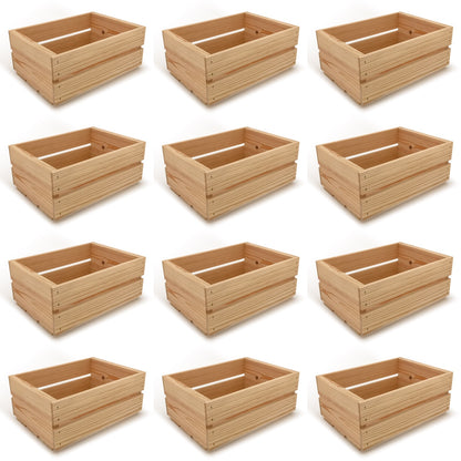 12 Small wooden crates 12x9x5.25