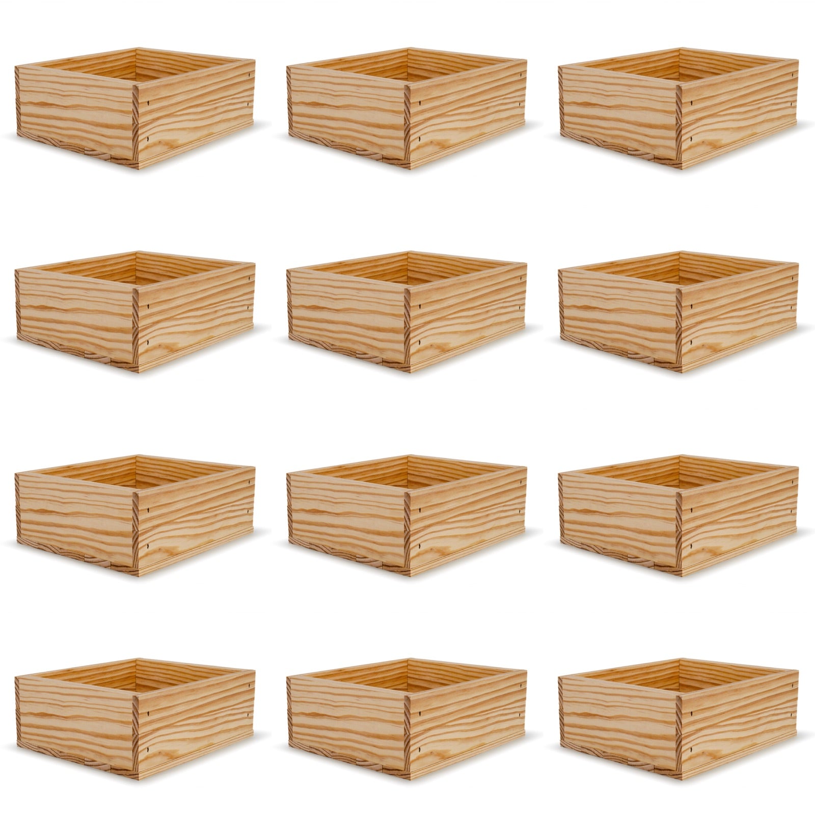 Small Wooden Crate Boxes 9 x 8 x 3 1/2 – Carpenter Core