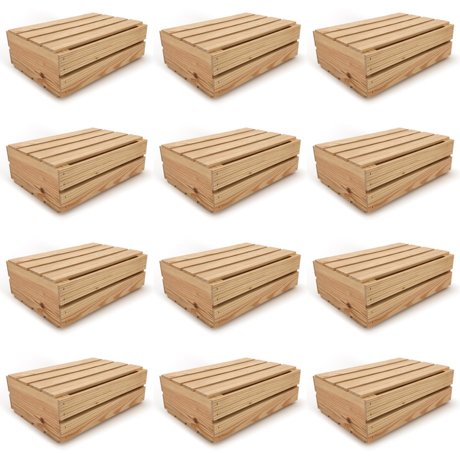 12 Small wooden crates with lid 16x12x5.25, 6-WS-16-12-5.25-NX-NW-LL, 12-WS-16-12-5.25-NX-NW-LL, 24-WS-16-12-5.25-NX-NW-LL, 48-WS-16-12-5.25-NX-NW-LL, 96-WS-16-12-5.25-NX-NW-LL