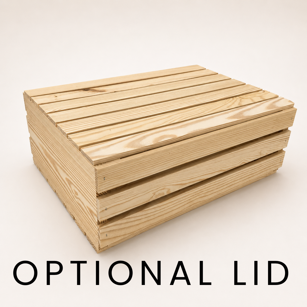 (draft) Open Slat Crate 18½ × 14 × 6¾