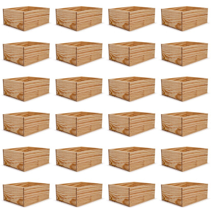 24 Small wooden crates 12x9.75x5.25