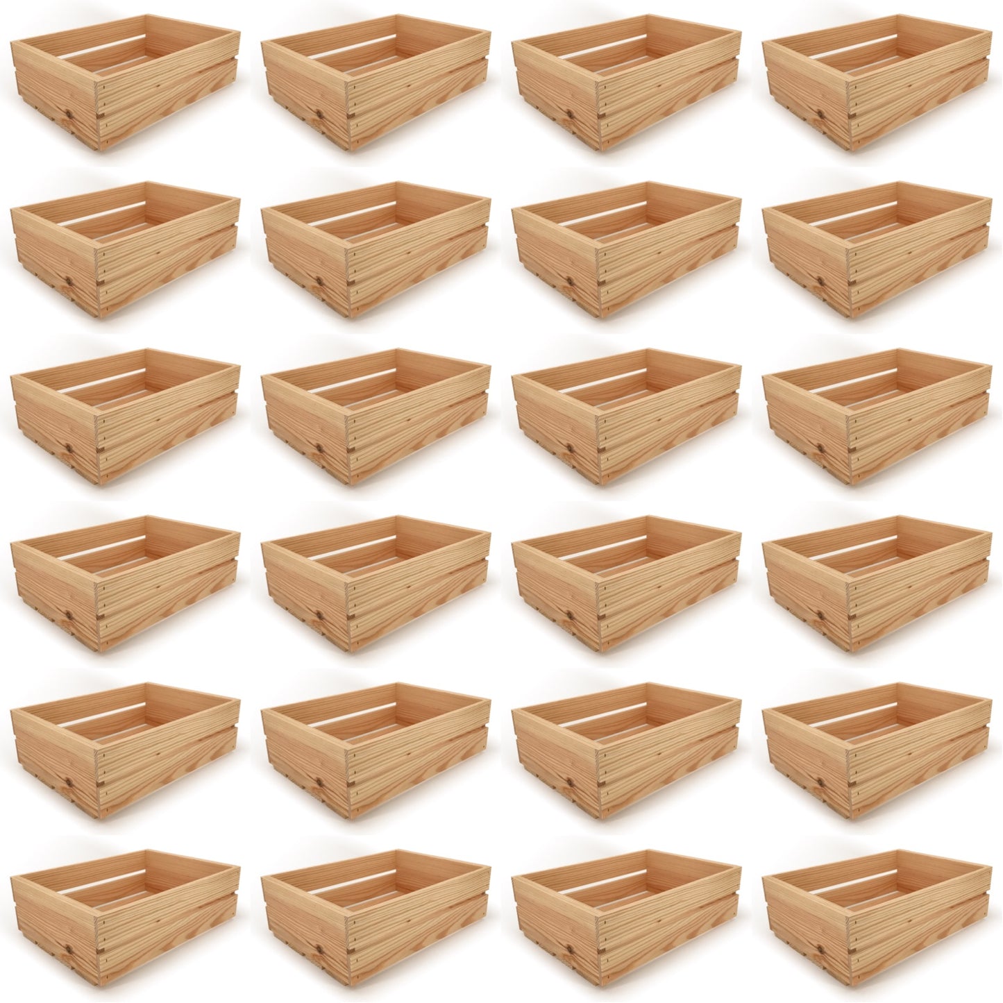 24 Small wooden crates 16x12x5.25, 6-WS-16-12-5.25-NX-NW-NL, 12-WS-16-12-5.25-NX-NW-NL, 24-WS-16-12-5.25-NX-NW-NL, 48-WS-16-12-5.25-NX-NW-NL, 96-WS-16-12-5.25-NX-NW-NL