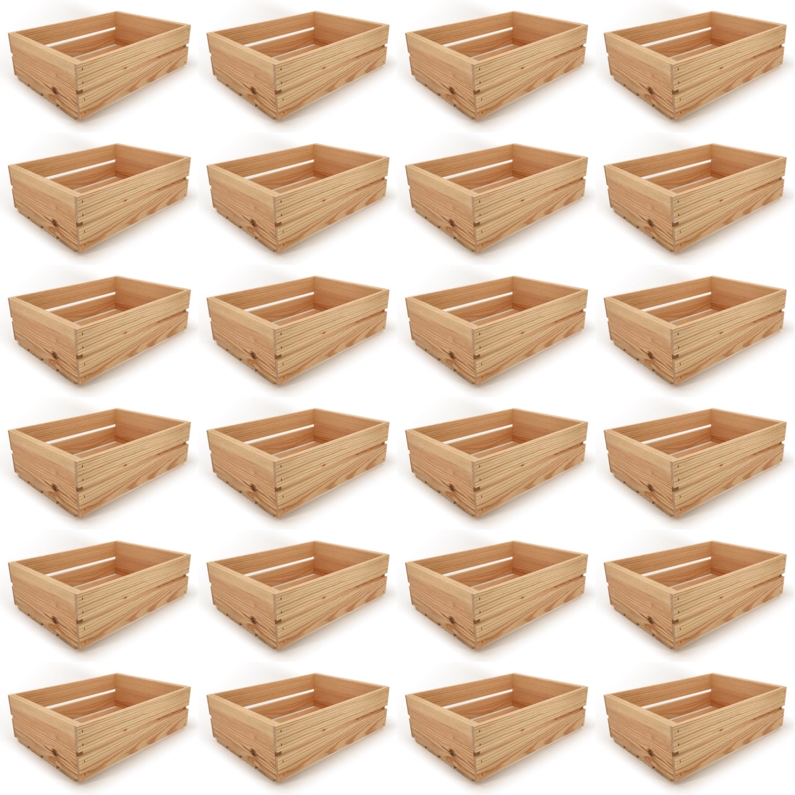 24 Small wooden crates 16x12x5.25, 6-WS-16-12-5.25-NX-NW-NL, 12-WS-16-12-5.25-NX-NW-NL, 24-WS-16-12-5.25-NX-NW-NL, 48-WS-16-12-5.25-NX-NW-NL, 96-WS-16-12-5.25-NX-NW-NL