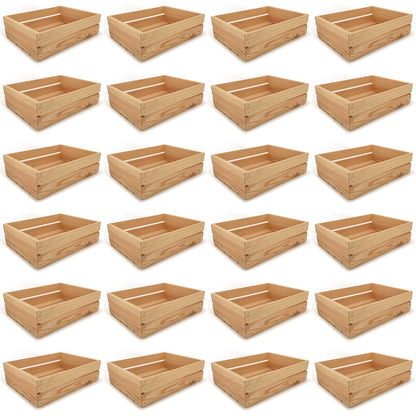 24 Small wooden crates 18x14x5.25, 6-WS-18-14-5.25-NX-NW-NL, 12-WS-18-14-5.25-NX-NW-NL, 24-WS-18-14-5.25-NX-NW-NL, 48-WS-18-14-5.25-NX-NW-NL, 96-WS-18-14-5.25-NX-NW-NL