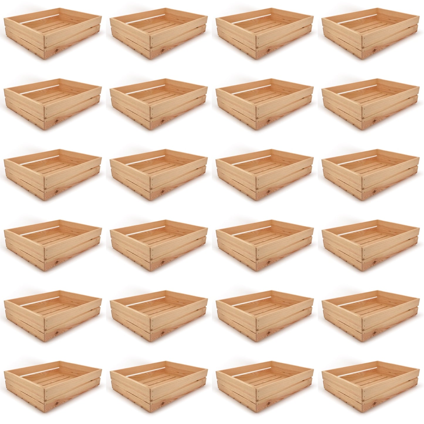 24 Small wooden crates22x17x5.25, 6-WS-22-17-5.25-NX-NW-NL, 12-WS-22-17-5.25-NX-NW-NL, 24-WS-22-17-5.25-NX-NW-NL, 48-WS-22-17-5.25-NX-NW-NL, 96-WS-22-17-5.25-NX-NW-NL