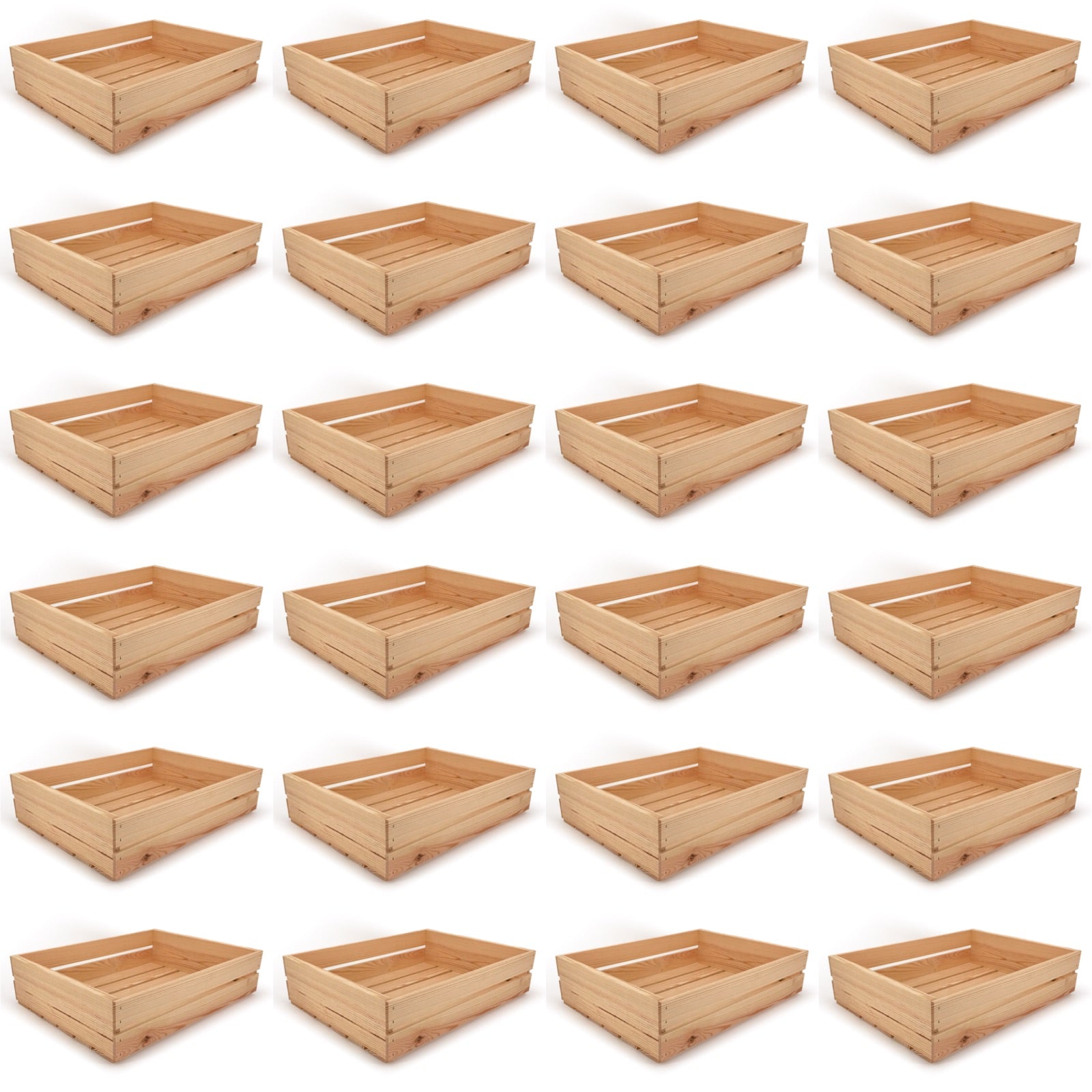 24 Small wooden crates22x17x5.25, 6-WS-22-17-5.25-NX-NW-NL, 12-WS-22-17-5.25-NX-NW-NL, 24-WS-22-17-5.25-NX-NW-NL, 48-WS-22-17-5.25-NX-NW-NL, 96-WS-22-17-5.25-NX-NW-NL