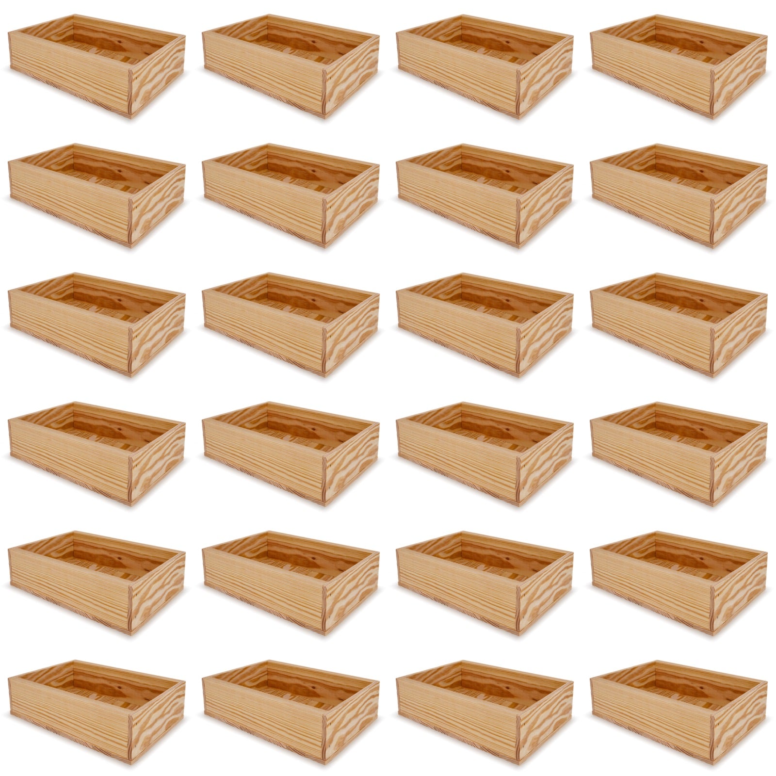 Small Wooden Crate Boxes 14 x 11 1/2 x 3 1/2 – Carpenter Core
