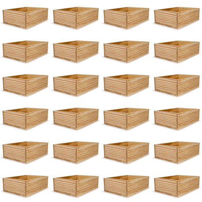 24 Small wooden crates 8x6.25x2.75