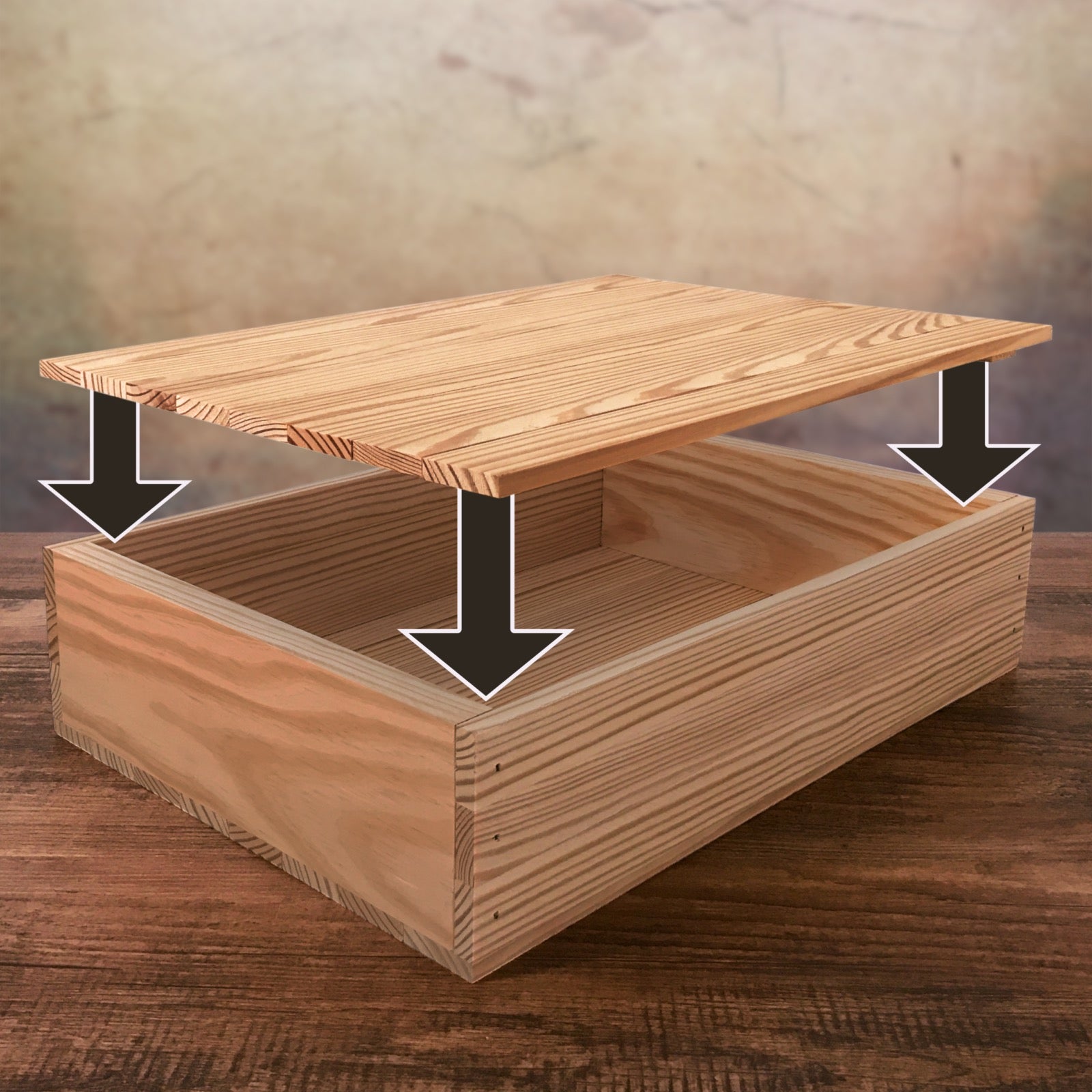 Add a lid to a wooden box crate from Carpenter Core