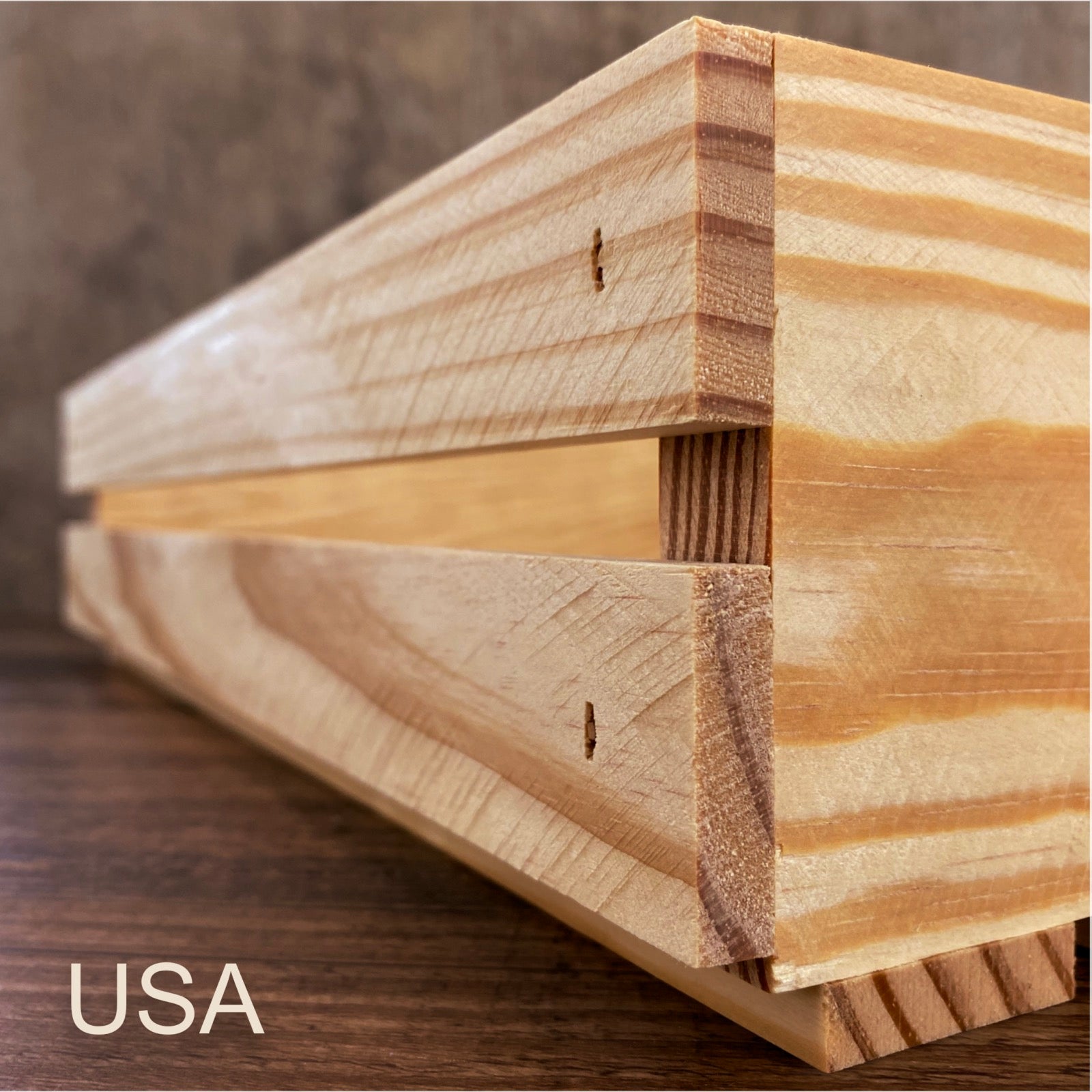 Wooden Display Crates Wholesale with Lid 22x17x5.25