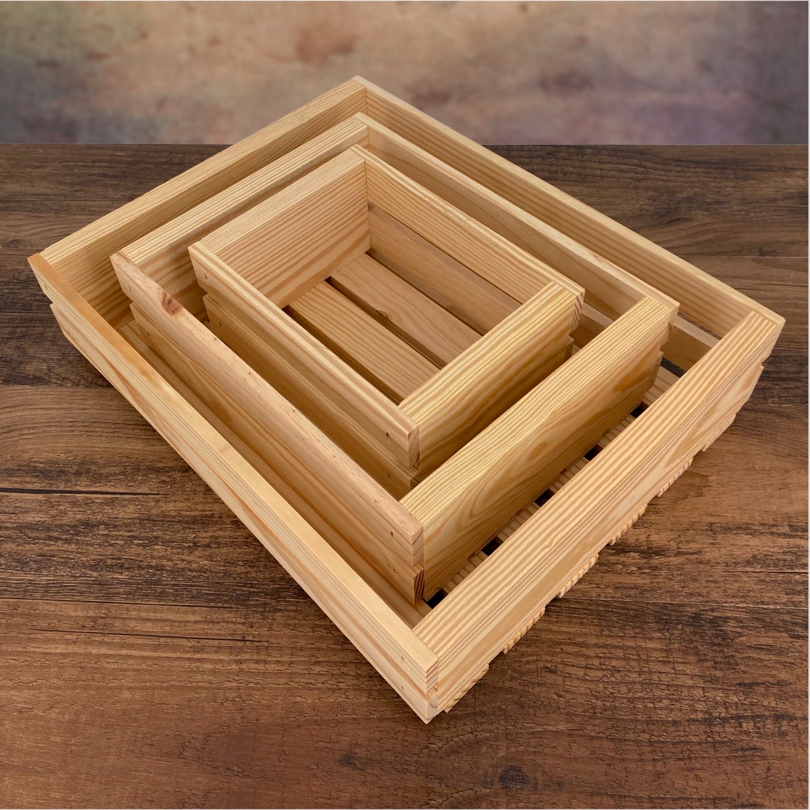 Selection of wooden box and crate sizes by Carpenter Core