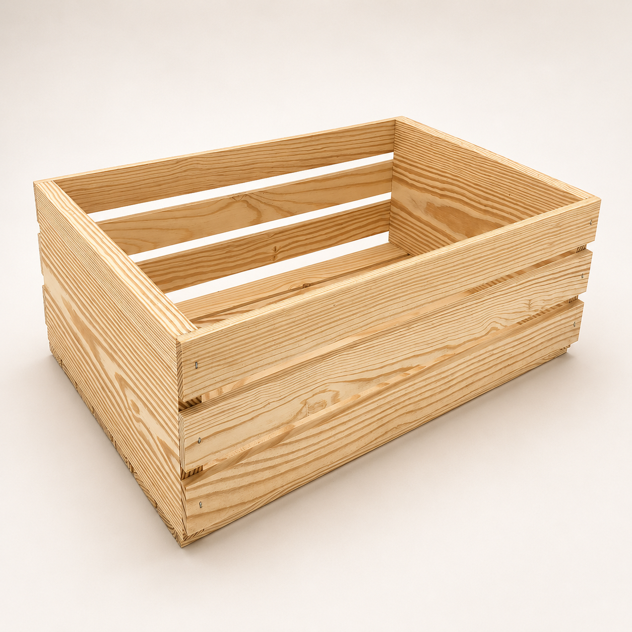(draft) Open Slat Crate – 18½ × 14 × 6¾