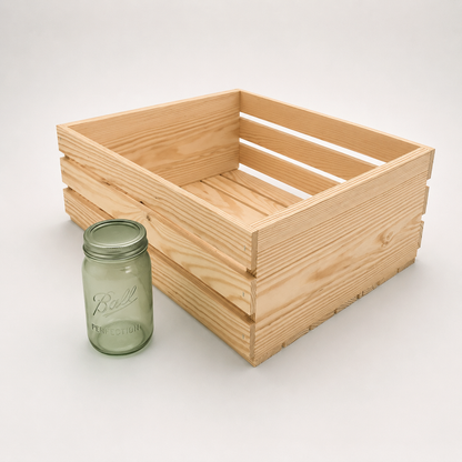 (draft) Open Slat Crate 18½ × 14 × 6¾